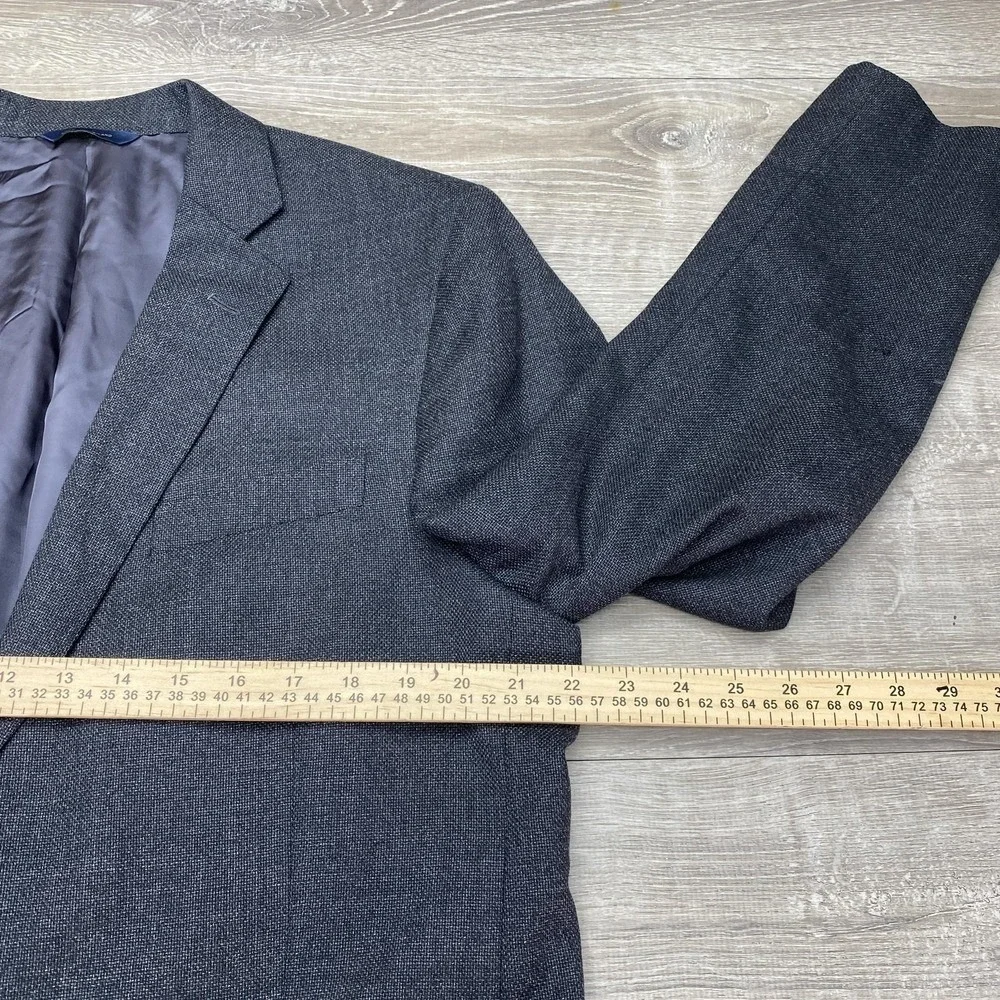 Brooks Brothers Suit Jacket Mens 44 Long‎ Gray Wool Regent Reda Sport Coat